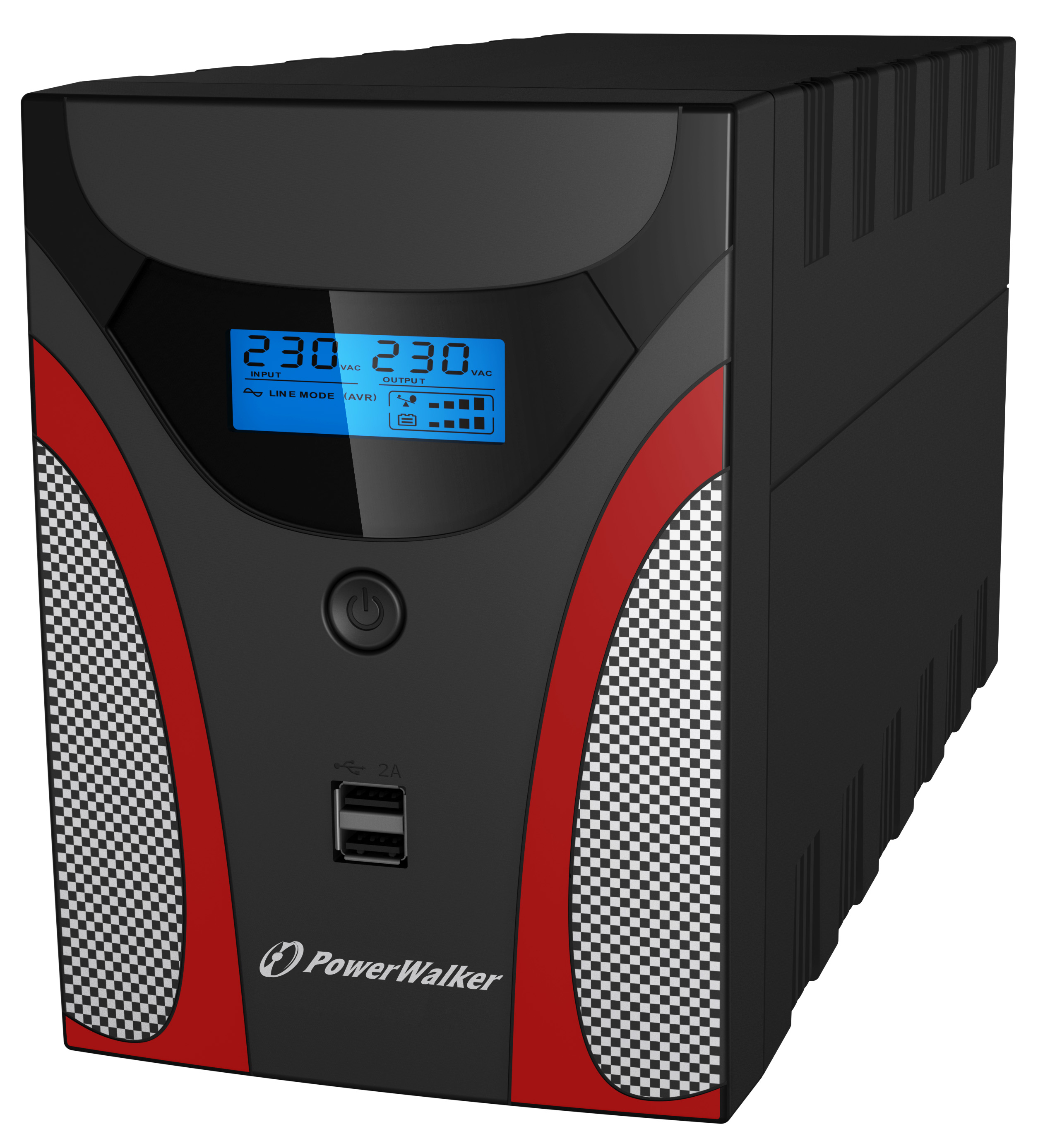 PowerWalker VI 2200VA/1200W Gruppo Di Continuità UPS Con AVR E LCD - 6 Prese IEC, Protezione RJ11
